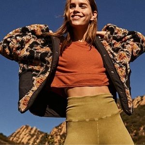 FP Movement Elevation Jacquard Reversible Fleece Jacket